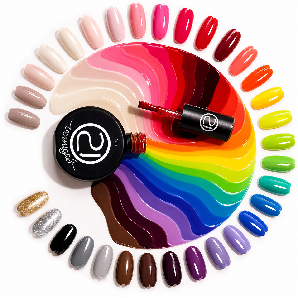 Todas as Cores Verniz de gel